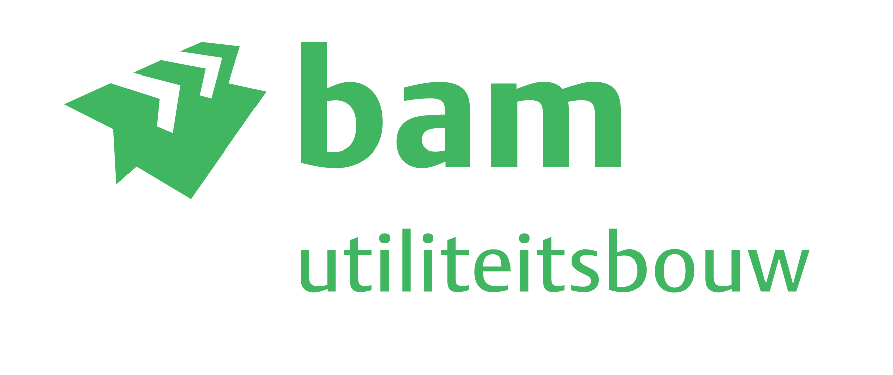 Logo BAM-Utiliteitsbouw.groen.positief